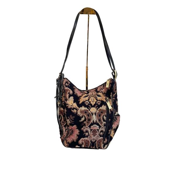 Sharif Studio Floral Cotton Shoulder Bag - Picture 1 of 10